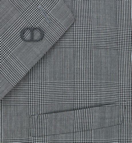 dior prince of wales|Prince of Wales Workwear Jacket Gray Wool Canvas .